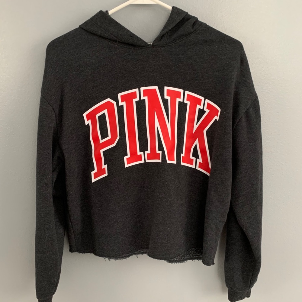 PINK Cropped Sweatshirt